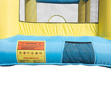 Load image into Gallery viewer, Lpjntt Inflatable Bounce House, Jumping Bouncing House with Slide and Jumping Area, Kids Playing Castle with Protective Net and Large Jumping Area, Indoor and Outdoor Use, Star Theme Without Blower
