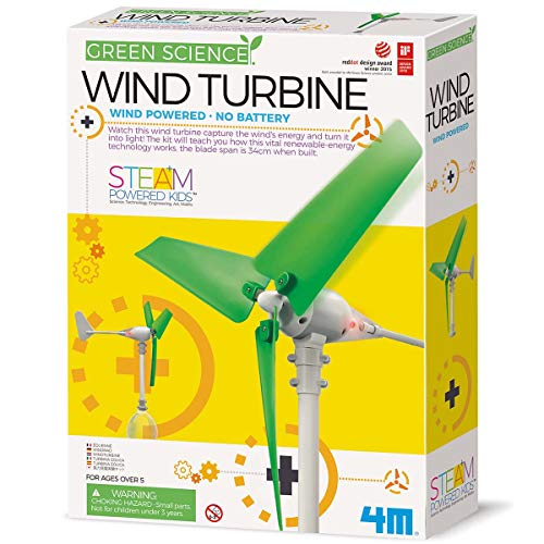 4M Wind Turbine Science Kit, Green Science