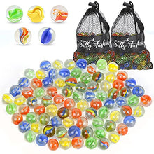 Load image into Gallery viewer, SallyFashion 250 PCS Marbles Bulk Assorted Colors Glass Marbles, Cat Eyes Round Marbles Toy for Kids Marble Games, DIY and Home Decoration
