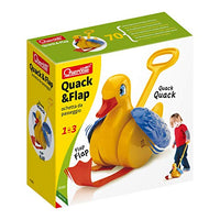 Quercetti Quack and Flap Duck Push Toy