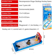 Load image into Gallery viewer, Desktop Games for Kids, Finger Basketball Shooting Game, Golf Desk Games, Mini Football Game, Hockey Table Games, Fun Sports Toy, Educational Toys for Boy Girl (Hockey)
