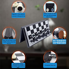 Load image into Gallery viewer, Chess Set Magnetic Foldable Travel Chess for Kids -Hollow After Folding to Accommodate Chess Pieces-Beginner (Size : L)
