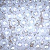 MoonxHome Ball Pit Balls Crush Proof Plastic Children's Toy Balls Macaron Ocean Balls 2.15 Inch Pack of 100 Transparent