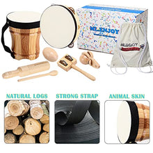 Load image into Gallery viewer, Wooden Musical Instruments Toys,Kids Musical Instruments,Toddler Musical Instruments,Eco-Friendly Music Set Natural Wood Percussion Instruments Set
