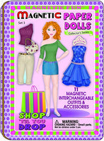 Lee Publications Shop Til You Drop Magnetic Paper Dolls Travel Tin