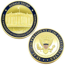 Load image into Gallery viewer, United States The 45th President Donald Trump Challenge Coins Inauguration Gift
