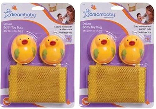Dreambaby Deluxe Bath Toy Bag - Design May Vary - 2 Count