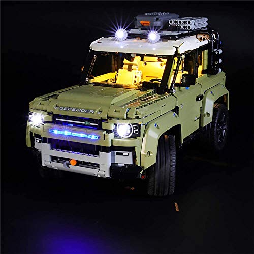T-Club Led Light Kit Set for Lego 42110 Off Road 4x4 Car - Lighting Kit Compatible with Lego 42110 Building Blocks (Not Include Lego Model)