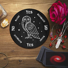 Load image into Gallery viewer, Wooden Pendulum Board Dowsing Divination Metaphysical Message Board Wooden Carven Board Witchcraft Supplies Beginner with a Crystal Necklace Witchcraft Wiccan Altar Supplies
