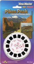 Load image into Gallery viewer, Pike&#39;s Peak and Colorado Springs Area - Classic ViewMaster - 3 Reels on Card - New
