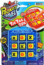 Load image into Gallery viewer, Tic Tac Toe Travel Portable Pocket Board Games (Pack of 1) by JARU. Assortment of Classic Toys Party Favors Toy| Item #3256-1A
