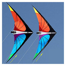 Load image into Gallery viewer, XIBEI Stunt Kite, Dual Line Kite,High Flying Kite with Multi Coloured Panel Design - Stunt Kites for Outdoor Fun - Dual Line Stunt Kites - Popular Entry-Level Stunt Kite,Easy Flying (70 x 32 inch
