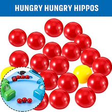 Load image into Gallery viewer, Game Replacement Marbles Compatible with Hungry Hungry Hippos,Compatible Replacement Marbles 21 Pieces (19 Red and 2 Yellow) - Perfect Replacement Game Balls.
