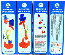 Load image into Gallery viewer, Forum Novelties 4 PCS The Famous Lucky Drinking Bird , Magic Drinking Bird

