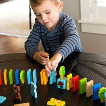 Load image into Gallery viewer, Fat Brain Toys Zoo-Ominoes Wooden Toys for Ages 3 to 4
