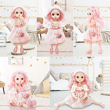 Load image into Gallery viewer, tomilk Fashion Doll,10&quot; BJD Doll, Articulated Doll Includes Removable Outfit and Tiara, 13 Bendable Joints, for Girls 3 + Years Old

