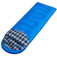 Feeryou Ultra Light Sleeping Bag Portable Single Breathable Sleeping Bag Cap Design Quality Assurance Blue Sleeping Bag Suitable for Outdoor Super Strong