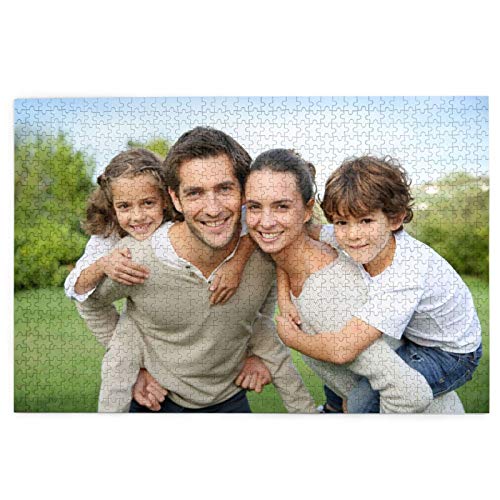 CLTR Personalized Custom Puzzle 300/500/1000 Photos Custom Puzzle, Suitable for Adult and Child Families, Weddings, Graduations, Gifts