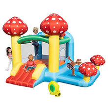 Load image into Gallery viewer, SSLine Indoor Outdoor Inflatable Bounce House with Pool and Slide Kids Jumping Castle Air Bouncer Jump Slide Playhouse for Children Birthday Party Fun (with Air Blower)
