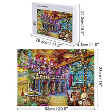 Load image into Gallery viewer, Wooden Puzzle 500 Pieces Puzzles, Jigsaw Puzzles-Aimee Stewart Tiki Beach Sunset, Educational Intellectual Decompressing Fun Game for Kids Adults Toy 20.5&quot;x15&quot; inch
