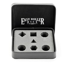 Load image into Gallery viewer, Leather Lite Dice Display and Storage Case - Perfect for Plastic, Metal, Stone, or Wood Dice (ERD Logo)
