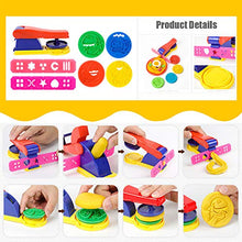 Load image into Gallery viewer, Oun Nana Playdough Tools Set for Kids,32 PCS Play Dough Tools Kit - Molds, Rollers, Extruder, Cutter, Scissor, Random Color
