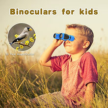 Load image into Gallery viewer, Boysea Real Binoculars for Kids, 8x21 High-Resolution Compact Binocular with Neck Strap, Toy for Sports and Outdoor Play, Spy Gear, Bird Watching, Adventure, Gifts for 3-12 Years Boys Girls (Pink)
