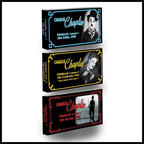 Fliptomania Charlie Chaplin Flipbook 3-Pack: The Circus, The Gold Rush, The Rink