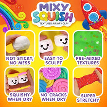 Load image into Gallery viewer, Made By Me Mixy Squish Rainbow by Horizon Group USA, Includes 6 oz. of Pre-Made Air Dry Clay, Sensory Play, 6 Colors, 4 Different Crunchy, Bumpy, Soft Textures, Dries Squishy &amp; Smooth
