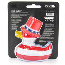 Load image into Gallery viewer, USA (Patriotic) Rubber Duck by Bud Ducks | Elegant Gift Packaging - Love US! | Child Safe | Collectable
