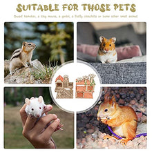 Load image into Gallery viewer, balacoo 2pcs Wooden Hamster House Small Animal Hideout Bird House Hideaway Cage Rat Chew Toys for Rat Mice Gerbil Cage Play Hut

