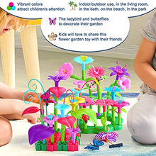 Load image into Gallery viewer, Flower Garden Building Toys, 120 Pcs Build A Garden Toy Set for Girls Kids Age 3 4 5 6 7 Year Old Toddlers Boys, Educational Stem Toy Pretend Gardening Gifts for Birthday Christmas

