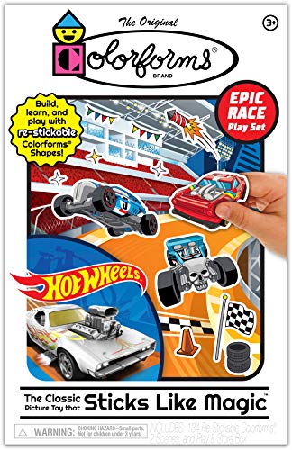 Colorforms Play Set -- Hot Wheels -- The Classic Picture Toy That Sticks Like Magic -- for Ages 3+