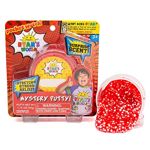 RYAN'S WORLD Mystery Putty, Surprise Scent by Horizon Group USA (200192) , Red