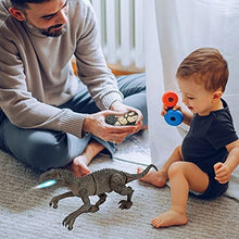 Load image into Gallery viewer, Remote Control Dinosaur Toys for Kids 3-5 6 7 8, Walking Robot Dinosaur w/ LED Light Up &amp; Roaring 2.4Ghz Simulation Velociraptor Best Gift RC Dinosaur Toys Gifts for Boys &amp; Kids,

