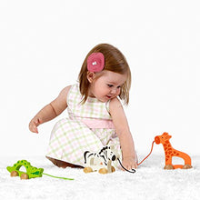Load image into Gallery viewer, Hape Giraffe Wooden Push and Pull Toddler Toy
