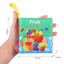 Load image into Gallery viewer, FunsLane Baby Bath Books, Soft Cloth Books for Babies First Year Gift, Activity Fabric Non-Toxic Crinkle Books, Infants Boys and Girls Early Educational Learning Toys, Perfect for Baby Shower
