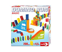 noris 606065646 - Domino Run Basic - Set of 200 Stones and a Ramp for an Impressive Parcour, from 3 Years