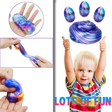 Load image into Gallery viewer, LAWOHO Slime Putty Colorful Galaxy Egg Slime Stress Relief Sludge Toys Gifts for Kids Birthday Party Favors Halloween Christmas New Year Gift- 6 Pack - 14 OZ
