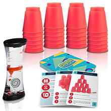 Load image into Gallery viewer, Gamie Stacking Cups Game with 18 Fun Challenges and Water Timer, 24 Stacking Cups, Sturdy Plastic, Classic Family Game, Great Gift Idea for Boys and Girls, Tons of Fun
