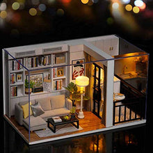 Load image into Gallery viewer, ZQWE 3D Wooden Dollhouse Kit 1:32 Miniature Creative House Kit Modern Style Assembled House Kid&#39;s Gift (Vitality Life)
