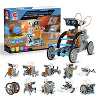 CIRO 12-in-1 Solar Robot Toys, STEM Education Activities Kits for Kids 8-12, 190 Pieces Building Sets