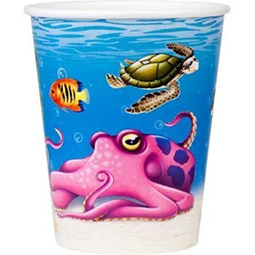 Ocean Party Cups (8-pack) - Party Supplies