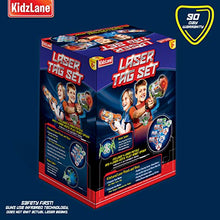Load image into Gallery viewer, Kidzlane Laser tag Set  Lazer Tag Set of 4 with Vest and Laser Tag Spider Target  Laser Tag Game for Kids Boys Age 8+ - Indoor or Outdoor Fun Toy for Kids, Teens Boys and Girls
