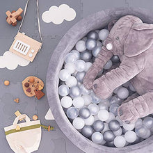 Load image into Gallery viewer, little dove Kiddie Ball Pit Pool Playpen - Indoor Playpen Premium Handmade Kiddie Balls Pool - Grey
