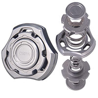 DjuiinoStar High-end Fidget Spinner, Unique Dual Bearings Design, Pricisely CNC Machined (Stainless Steel), Premium EDC Toy DFS-01