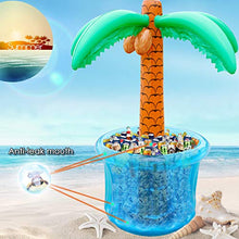 Load image into Gallery viewer, PARENTSWELL 63Inflatable Palm Tree Cooler, Summer Swimming Party Decoration, Party Supplies for Pool Party, Tropically Themed Party Luau Party and Hawaiian Party
