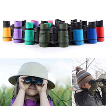 Load image into Gallery viewer, BARMI Portable Kids Children Binoculars Outdoor Observing High Clear Nonslip Telescope,Perfect Child Intellectual Toy Gift Set Purple
