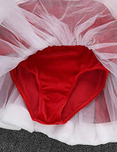 Load image into Gallery viewer, Yeahdor Junior Girls Velvet Christmas Santa Claus Cosplay Kids Ballet Dance Leotard Clothes Ice Skating Dress Red 12

