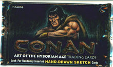 Load image into Gallery viewer, Conan Art of the Hyborian Age Trading Card Pack
